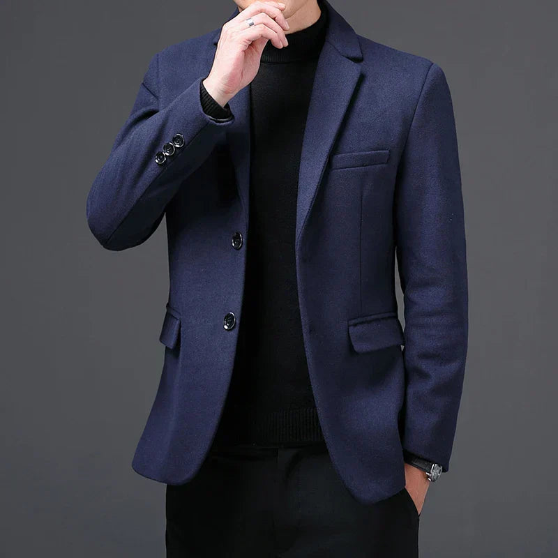 Blazer Masculino Bianchino BC188 - Corte Ajustado e Detalhes Refinados, Ideal para Diversas Ocasiões.