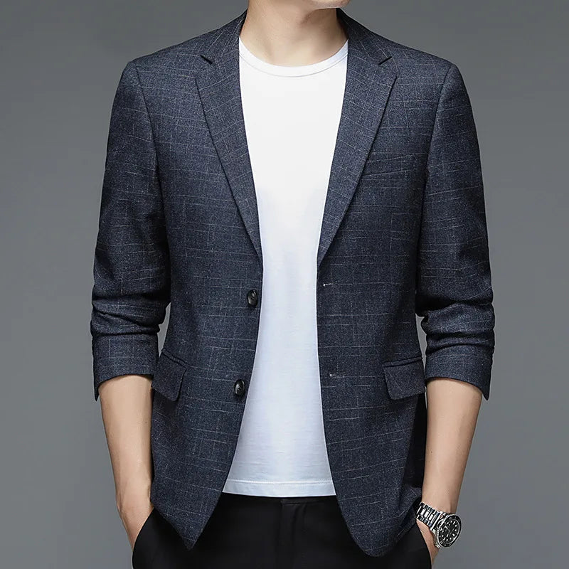 Blazer Masculino Bianchino BC191 - Elegância clássica com toques modernos.