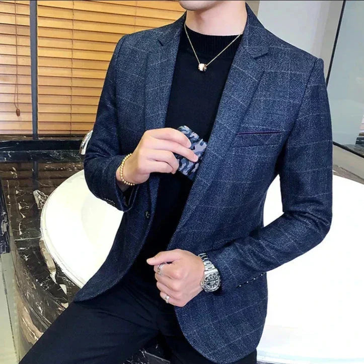 Blazer Masculino Bianchino BC196 - Design elegante e sofisticado com corte ajustado.