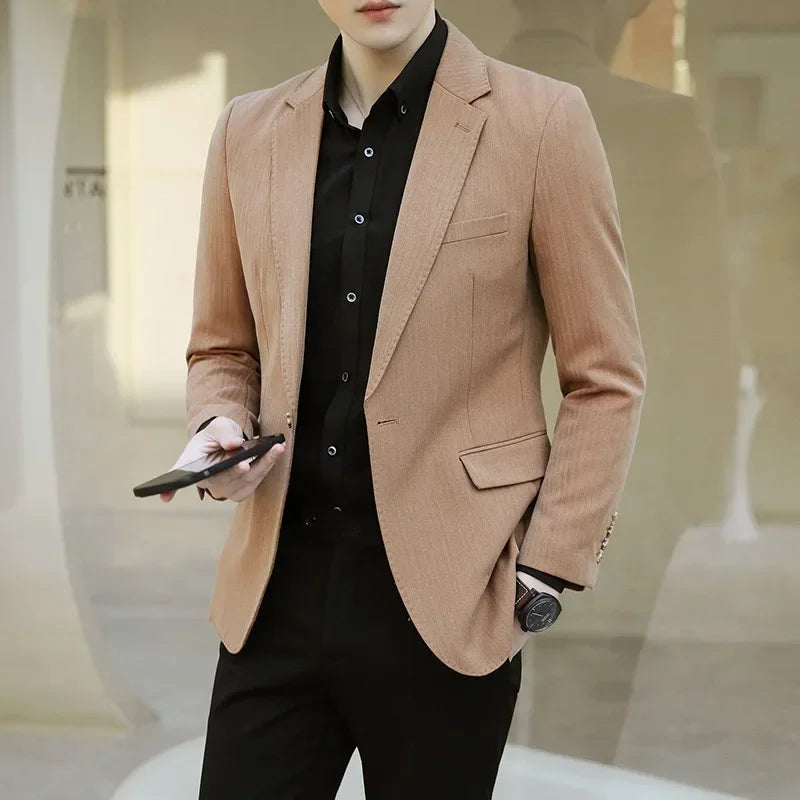 Blazer Masculino Bianchino BC190 - Estilo casual e versátil com acabamento premium.
