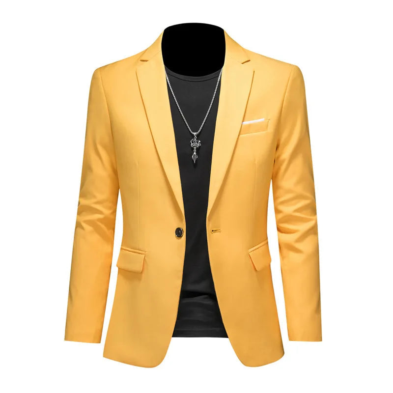 Blazer Masculino em Algodão Bianchino BC194 - Sofisticação clássica com toque moderno e acabamento premium.