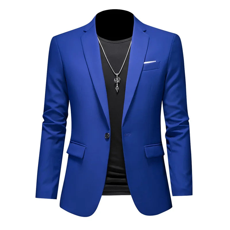 Blazer Masculino em Algodão Bianchino BC194 - Sofisticação clássica com toque moderno e acabamento premium.