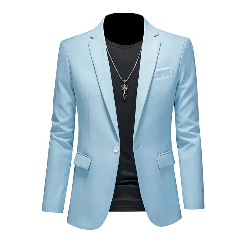 Blazer Masculino em Algodão Bianchino BC194 - Sofisticação clássica com toque moderno e acabamento premium.