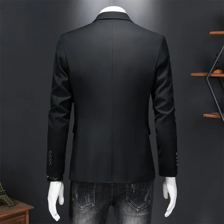 Blazer Masculino em Algodão Bianchino BC194 - Sofisticação clássica com toque moderno e acabamento premium.