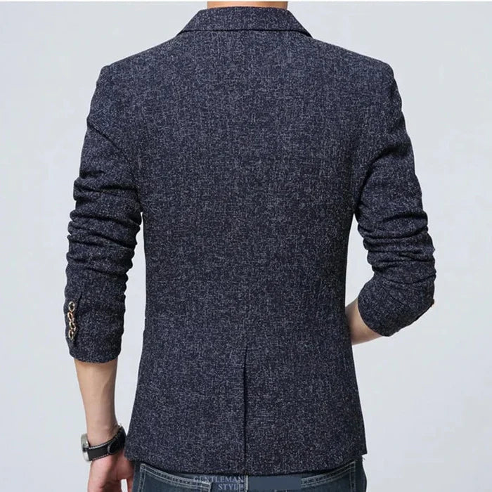 Blazer Masculino em Algodão Bianchino BC195 - Sofisticação e versatilidade com acabamento impecável.