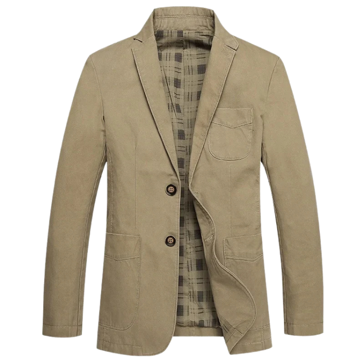 Blazer Masculino em Algodão Bianchino BC032 - Elegância Versátil e Confortável para Diferentes Ocasiões.
