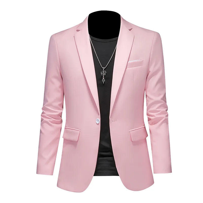 Blazer Masculino em Algodão Bianchino BC194 - Sofisticação clássica com toque moderno e acabamento premium.