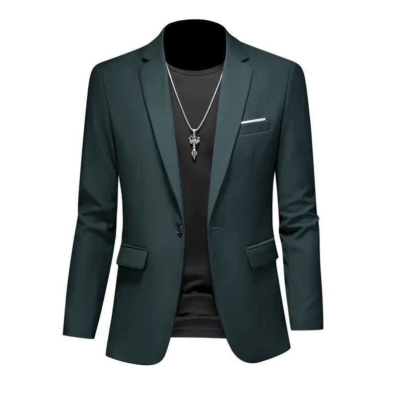 Blazer Masculino em Algodão Bianchino BC194 - Sofisticação clássica com toque moderno e acabamento premium.