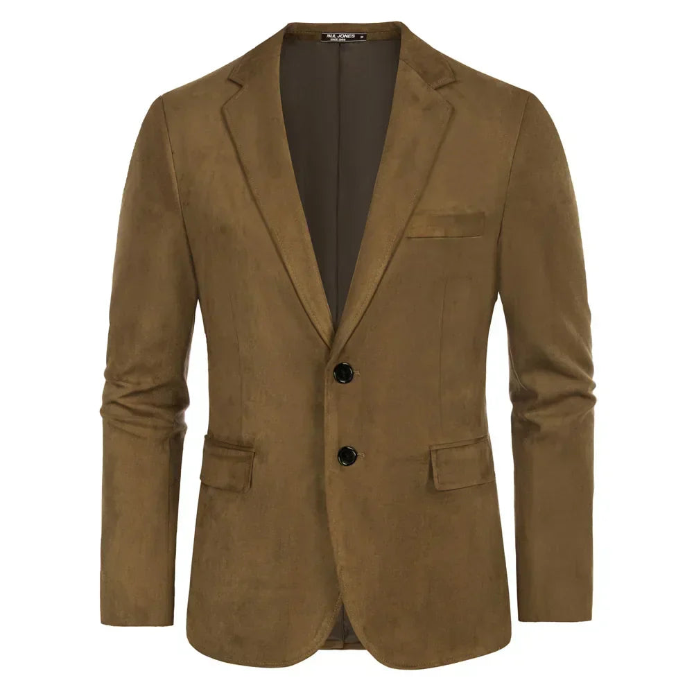 Blazer Masculino em Camurça Bianchino BC029 - Visual Sofisticado e Autêntico para Diferentes Ocasiões.