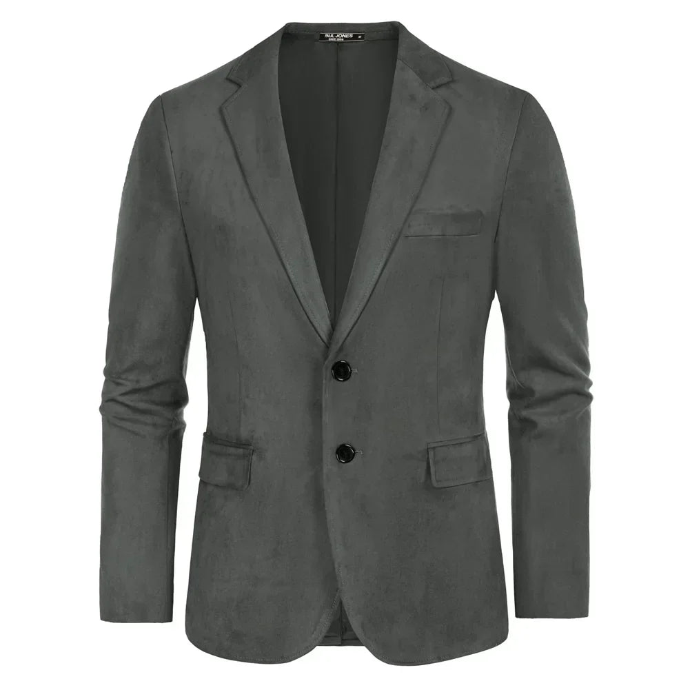 Blazer Masculino em Camurça Bianchino BC029 - Visual Sofisticado e Autêntico para Diferentes Ocasiões.