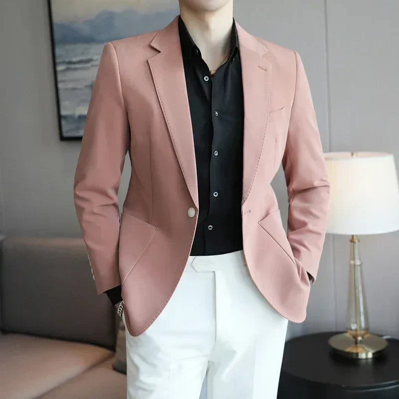 Blazer Masculino Bianchino BC190 - Estilo casual e versátil com acabamento premium.