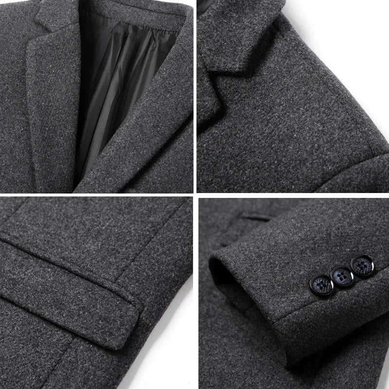 Blazer Masculino Slim Fit Bianchino BC027 - Caimento Ajustado e Elegante, Perfeito para Diferentes Ocasiões.