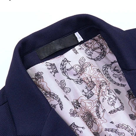 Blazer Masculino Slim Fit em Algodão Bianchino BC187 - Design Moderno e Refinado, Perfeito para Diferentes Ocasiões.