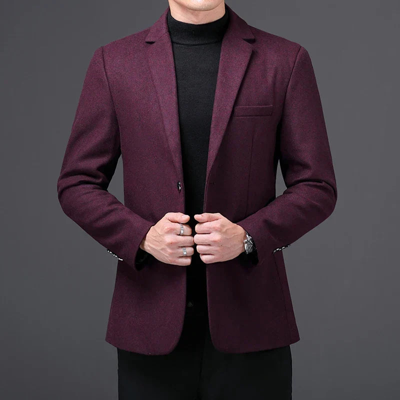 Blazer Masculino Bianchino BC188 - Corte Ajustado e Detalhes Refinados, Ideal para Diversas Ocasiões.