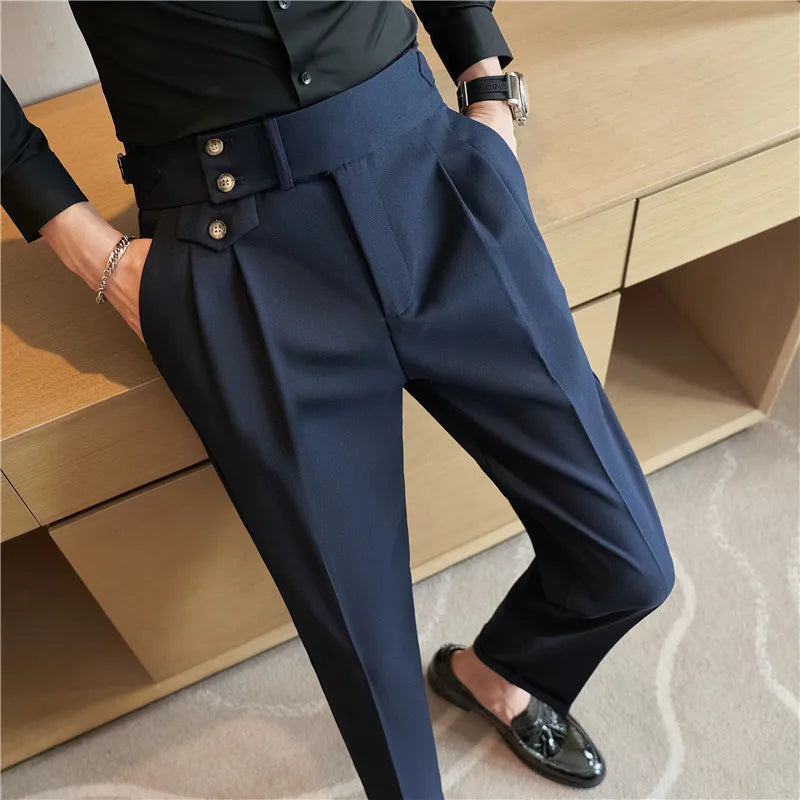 Calça de Alfaiataria Masculina Bianchino BC210 - Corte elegante e conforto premium.