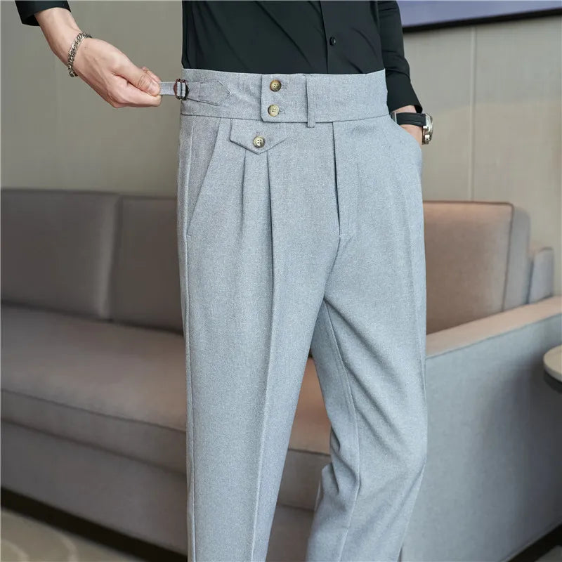 Calça de Alfaiataria Masculina Bianchino BC211 - Caimento impecável e design sofisticado.