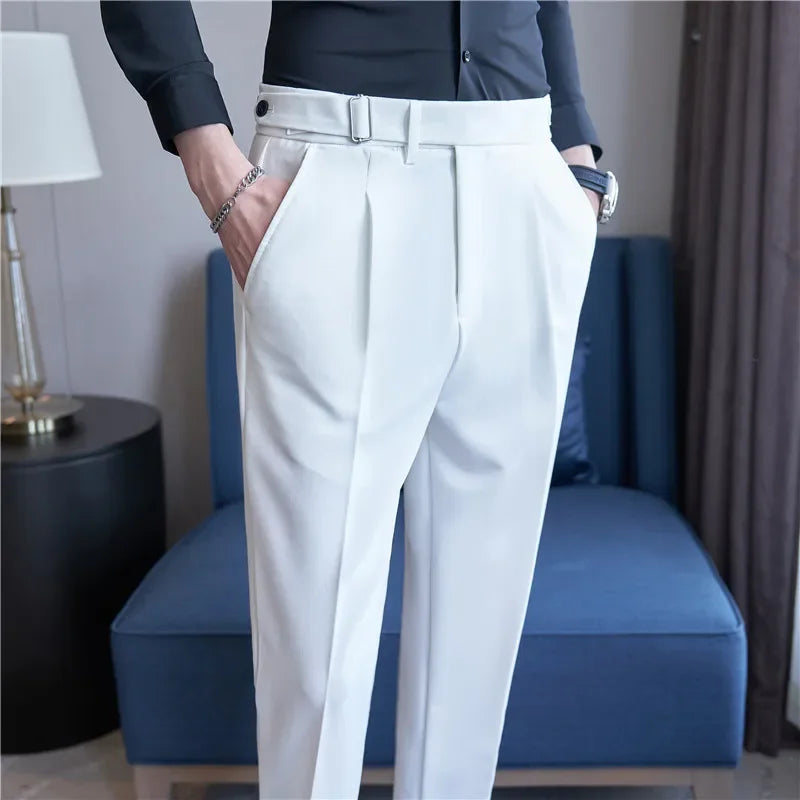 Calça de Alfaiataria Masculina Bianchino BC208 - Design clássico e elegante.