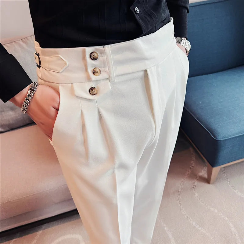 Calça de Alfaiataria Masculina Bianchino BC210 - Corte elegante e conforto premium.