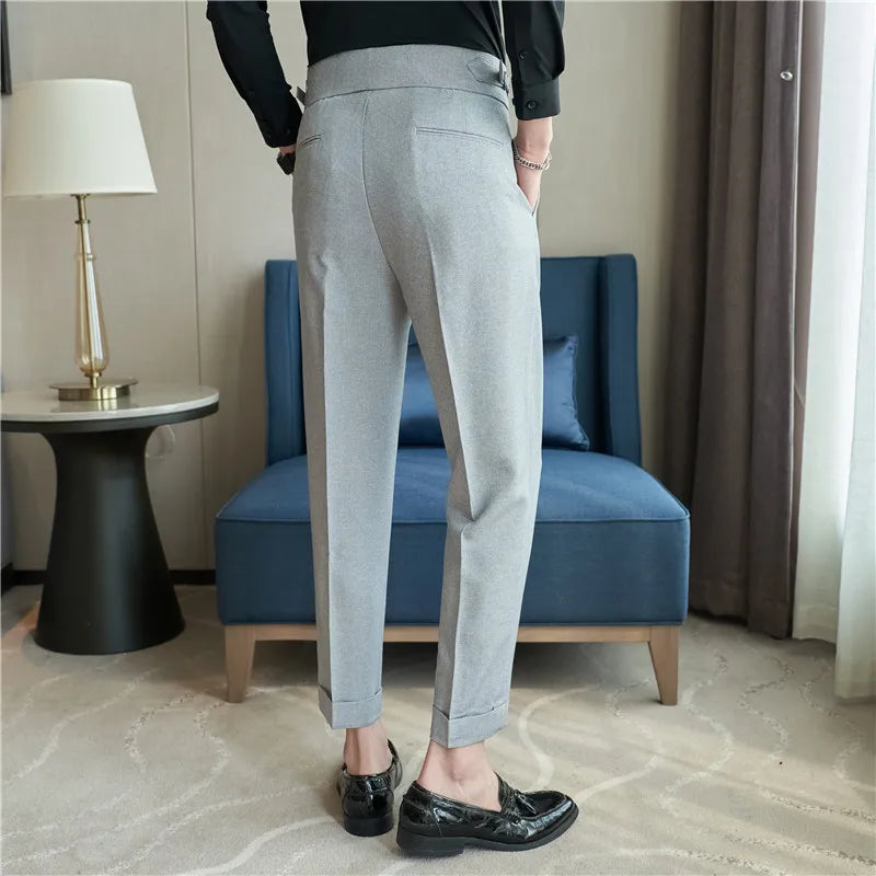 Calça de Alfaiataria Masculina Bianchino BC211 - Caimento impecável e design sofisticado.