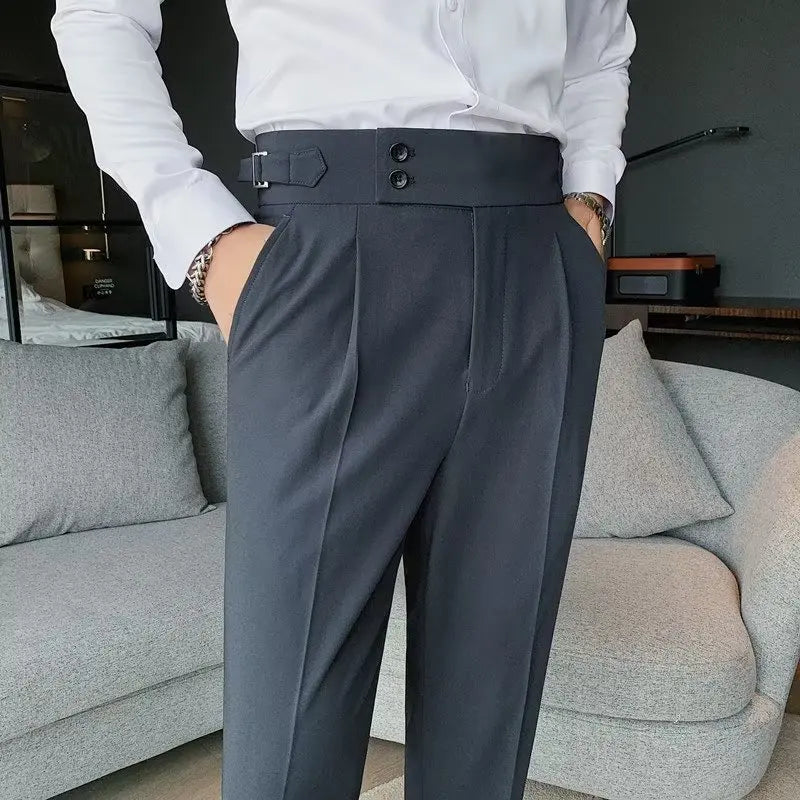 Calça de Alfaiataria Masculina Bianchino BC212 - Corte tradicional e elegância atemporal.