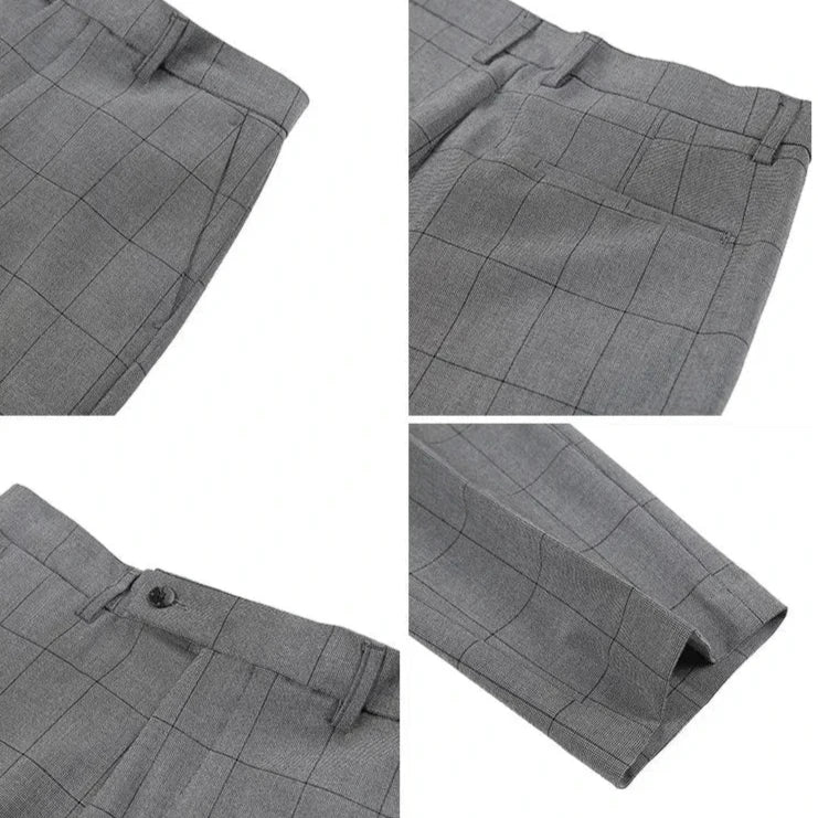 Calça de Alfaiataria Masculina Bianchino BC214 - Corte slim fit e elegância contemporânea.