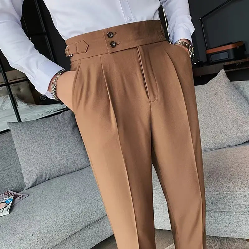 Calça de Alfaiataria Masculina Bianchino BC212 - Corte tradicional e elegância atemporal.