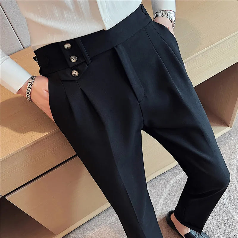 Calça de Alfaiataria Masculina Bianchino BC210 - Corte elegante e conforto premium.