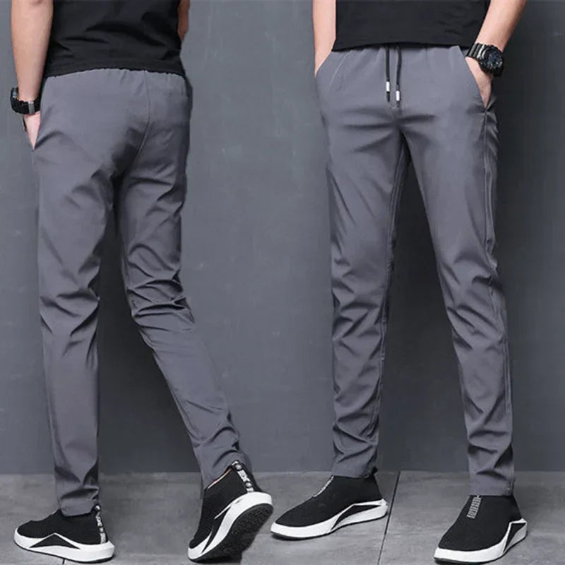 Calça Social Slim Masculina Bianchino BC228 - Modelagem slim fit moderna e elegante.