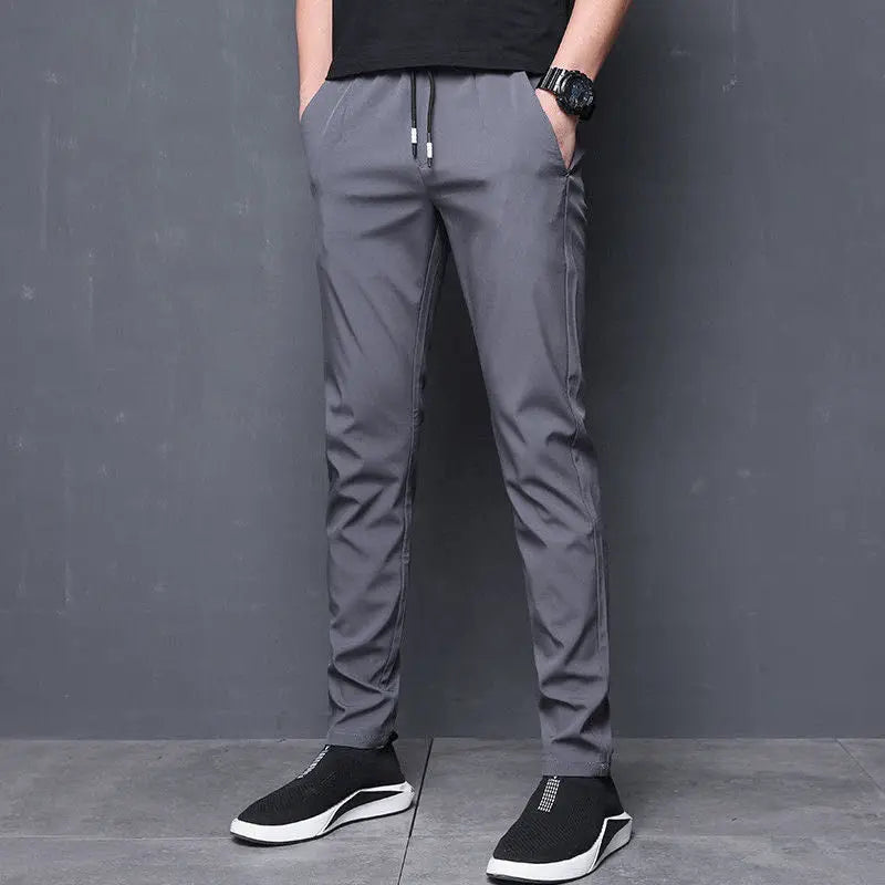Calça Social Slim Masculina Bianchino BC228 - Modelagem slim fit moderna e elegante.