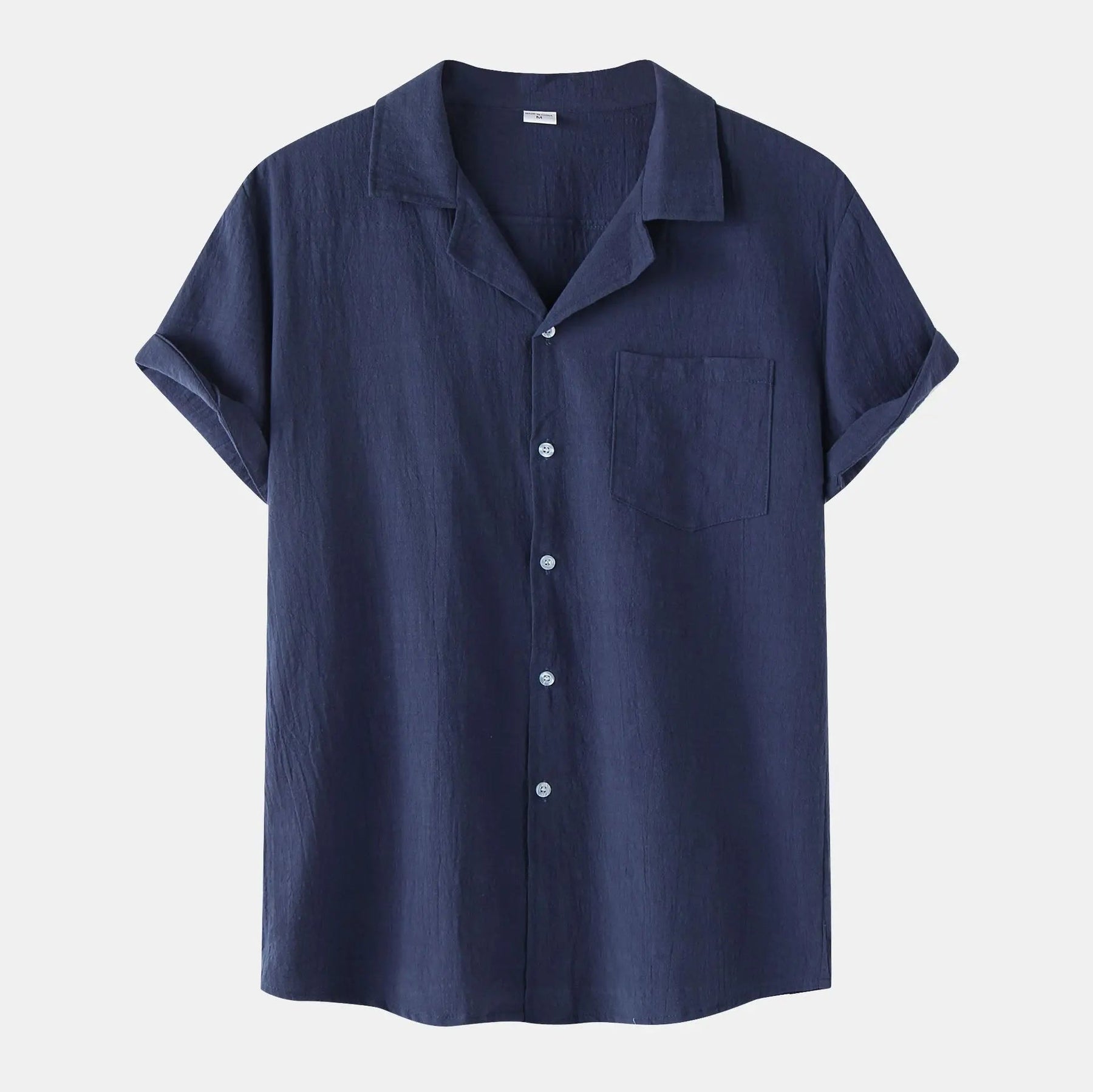 Camisa de Linho Masculina Bianchino BC002 - Tecido Nobre, Corte Clássico e Versatilidade Perfeita para Ocasiões Formais e Estilos Elegantes.