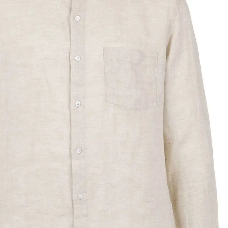 Camisa de Linho Masculina Bianchino BC346 - Design Moderno em Linho Premium com Tecnologia Anti-Amassado e Conforto Térmico.