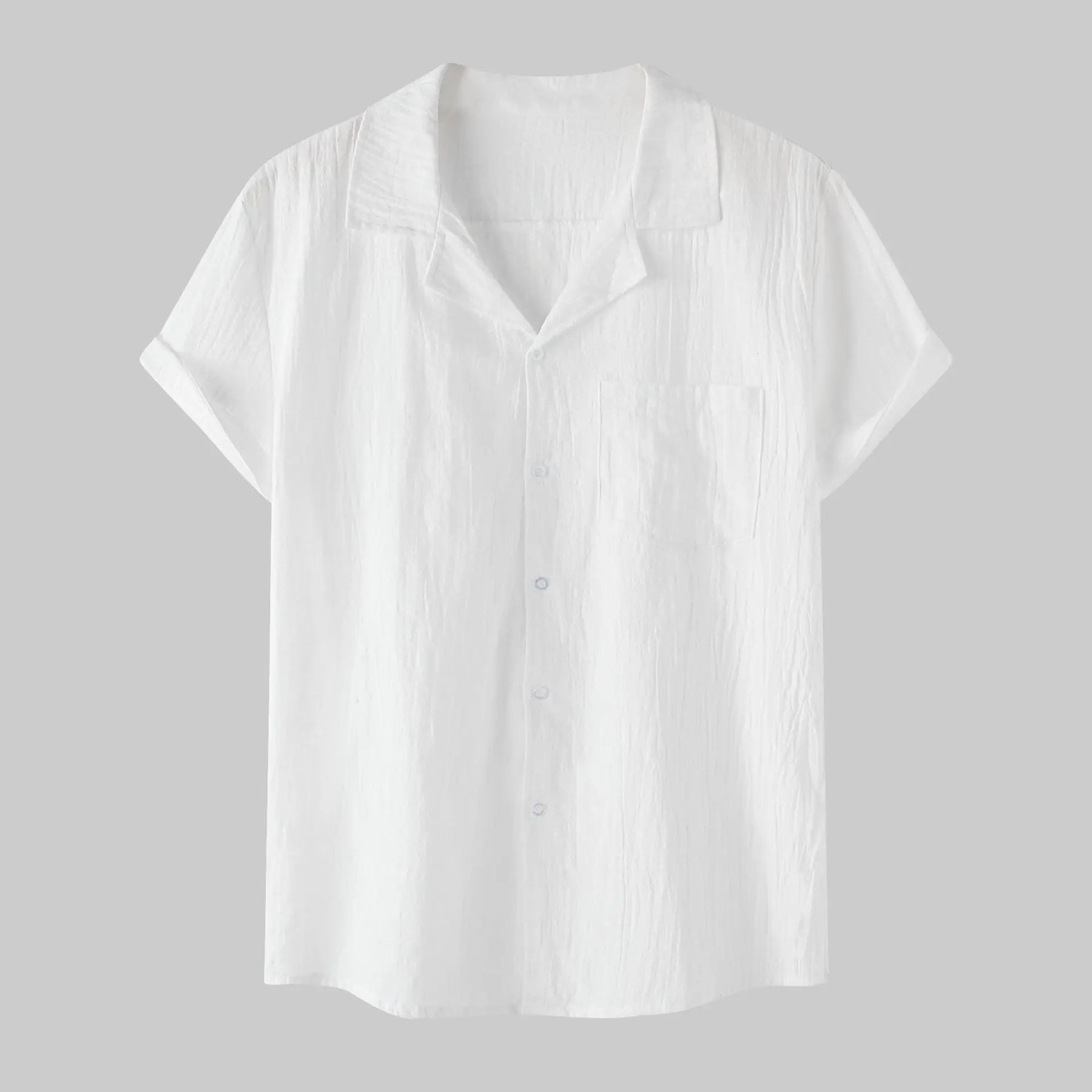 Camisa de Linho Masculina Bianchino BC002 - Tecido Nobre, Corte Clássico e Versatilidade Perfeita para Ocasiões Formais e Estilos Elegantes.
