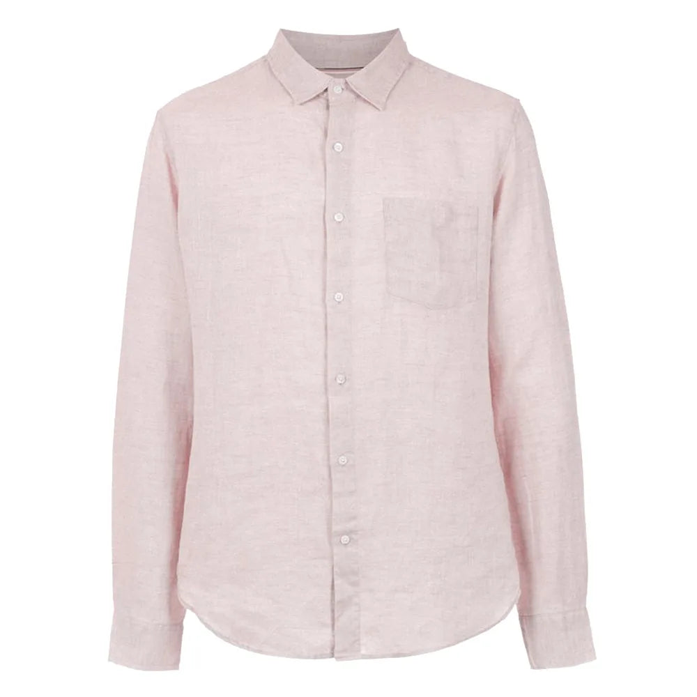 Camisa de Linho Masculina Bianchino BC346 - Design Moderno em Linho Premium com Tecnologia Anti-Amassado e Conforto Térmico.