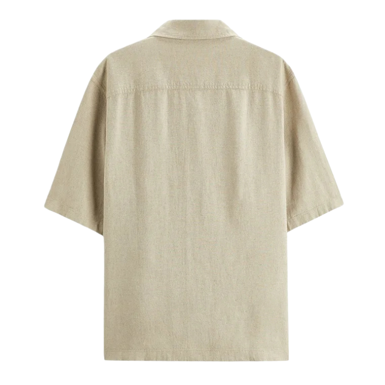 Camisa Masculina em Linho Relaxed Fit Bianchino BC360 - Caimento Solto e Confortável para Estilo Casual e Sofisticado.