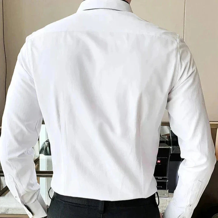 Camisa Social Masculina Bianchino BC152 - Design Clássico e Moderno com Caimento Slim Fit.