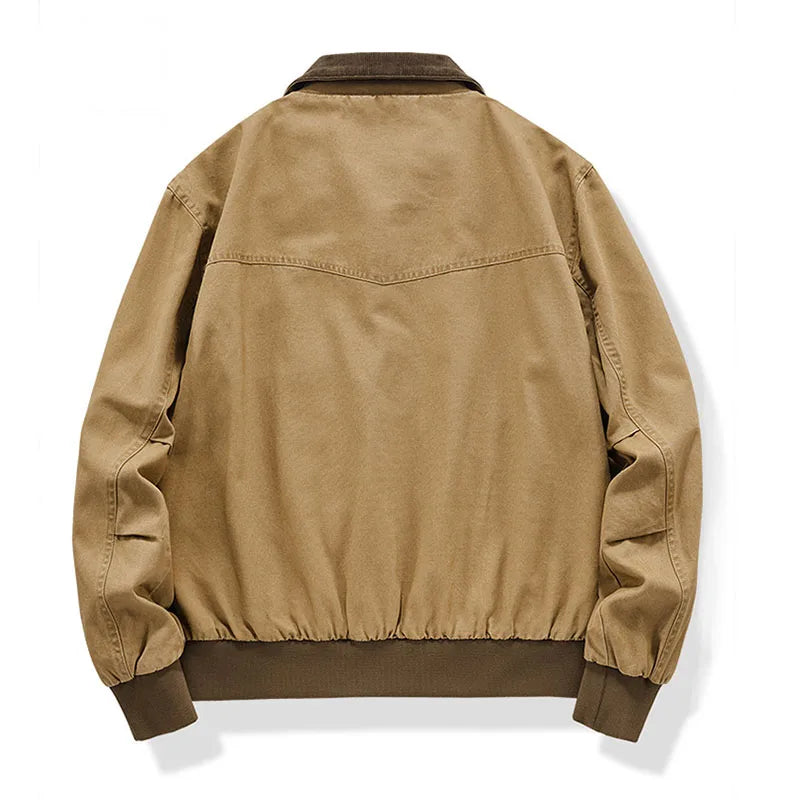 Jaqueta Bomber Vintage Masculina Bianchino BC178 - Estilo clássico com ajuste ergonômico e interior forrado para conforto e elegância.