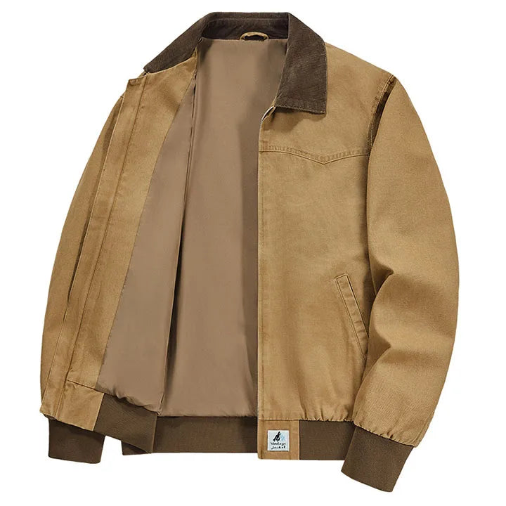 Jaqueta Bomber Vintage Masculina Bianchino BC178 - Estilo clássico com ajuste ergonômico e interior forrado para conforto e elegância.