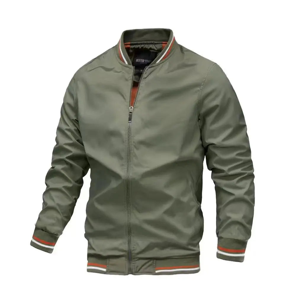 Jaqueta Casual Masculina com Zíperes Bianchino BC039 - Modernidade, estilo urbano e conforto em um design versátil e refinado.