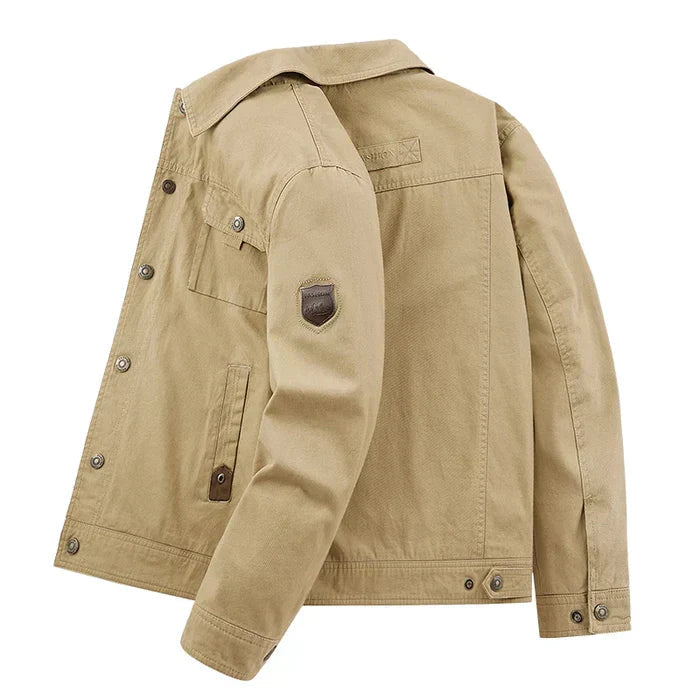 Jaqueta Casual Masculina em Algodão Bianchino BC183 - Conforto, estilo casual e acabamento refinado em um design moderno e versátil.