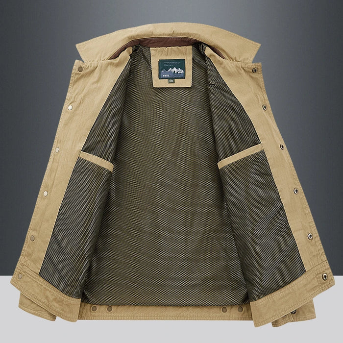 Jaqueta Casual Masculina em Algodão Bianchino BC183 - Conforto, estilo casual e acabamento refinado em um design moderno e versátil.