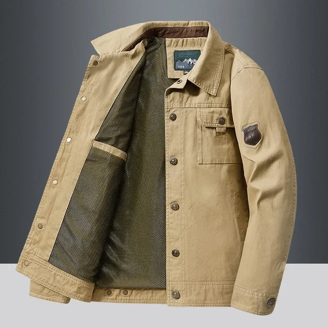 Jaqueta Casual Masculina em Algodão Bianchino BC183 - Conforto, estilo casual e acabamento refinado em um design moderno e versátil.