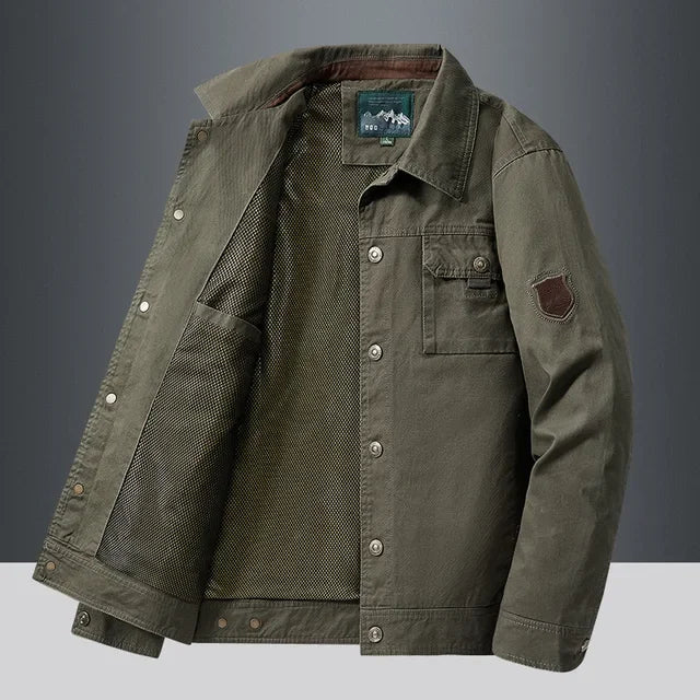 Jaqueta Casual Masculina em Algodão Bianchino BC183 - Conforto, estilo casual e acabamento refinado em um design moderno e versátil.