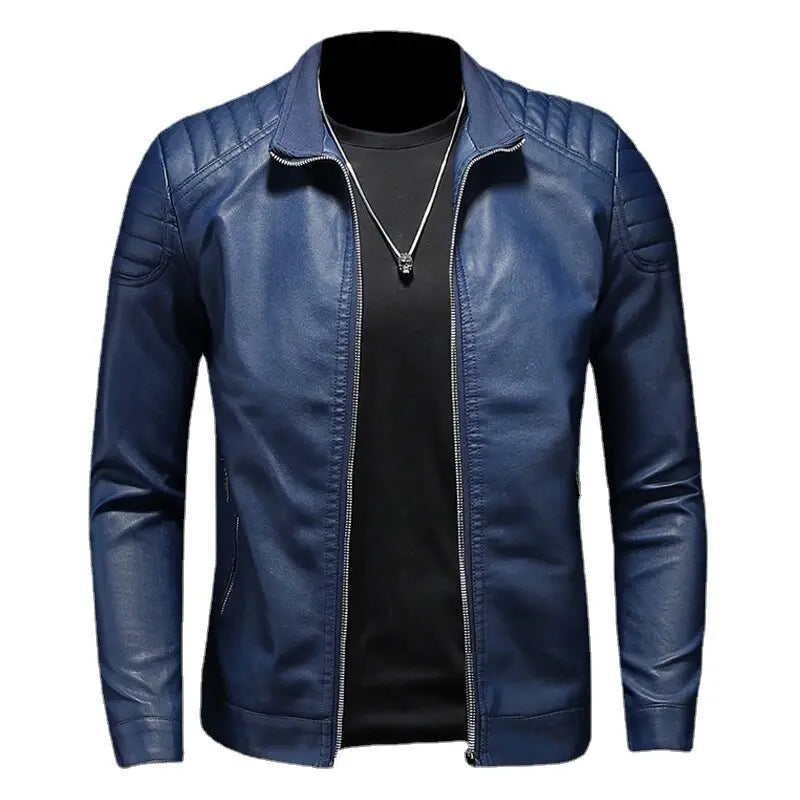 Jaqueta de Couro Motociclista Masculina Bianchino BC167 - Segurança, estilo robusto e conforto para motociclistas exigentes.