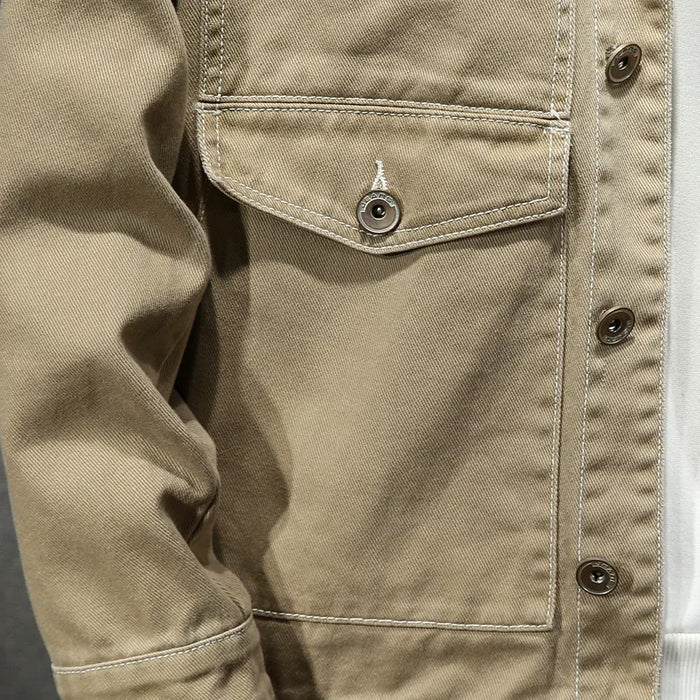 Jaqueta Jeans Masculina Bianchino BC107 - Jeans premium, interior forrado e modelagem ajustada para estilo e conforto em qualquer ocasião.