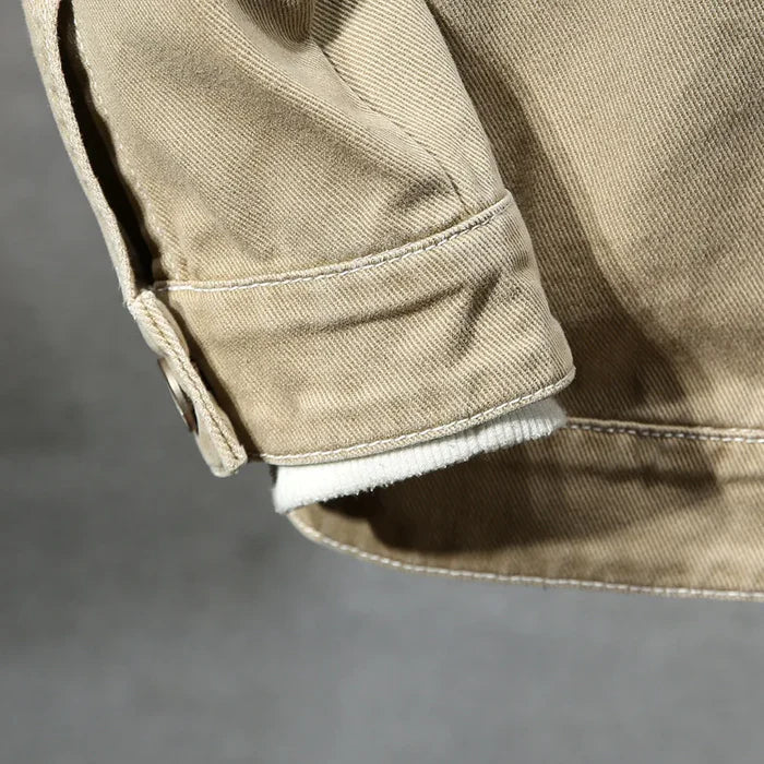 Jaqueta Jeans Masculina Bianchino BC107 - Jeans premium, interior forrado e modelagem ajustada para estilo e conforto em qualquer ocasião.