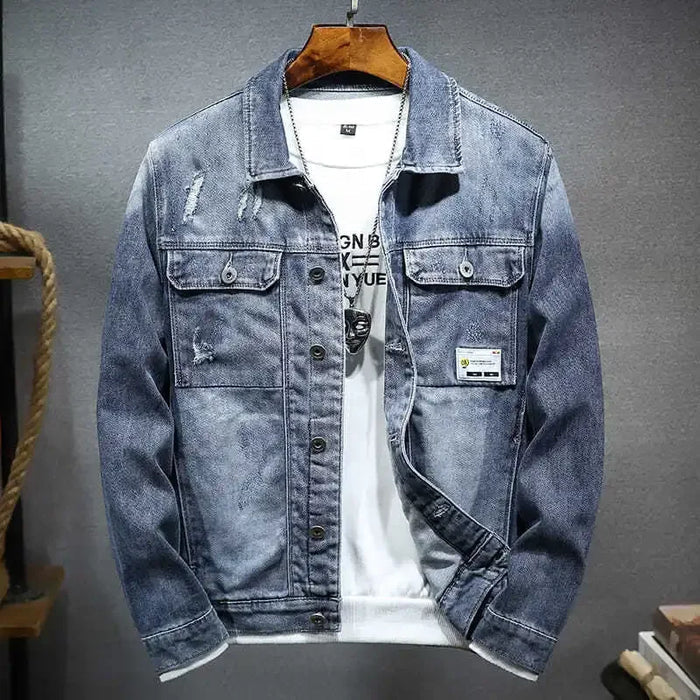 Jaqueta Jeans Masculina Bianchino BC153 - Design sofisticado, jeans premium e isolamento térmico eficiente. Estilo versátil para diversas ocasiões.