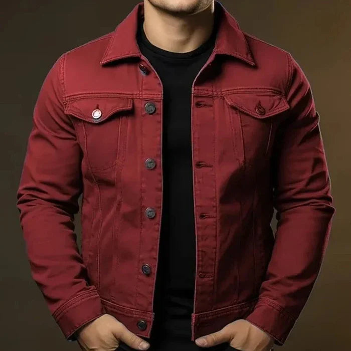 Jaqueta Jeans Masculina Slim Bianchino BC073 - Design moderno, caimento ajustado e acabamento refinado.