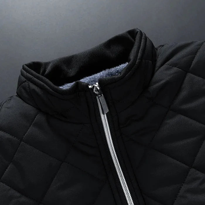 Jaqueta Masculina Bianchino BC130 - Design sofisticado com forro acolchoado e zíper de alumínio.
