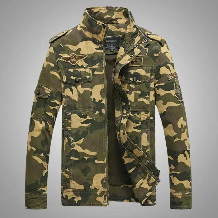 Jaqueta Masculina Camuflada Bianchino BC151 - Visual robusto, isolamento térmico e estilo militar moderno.
