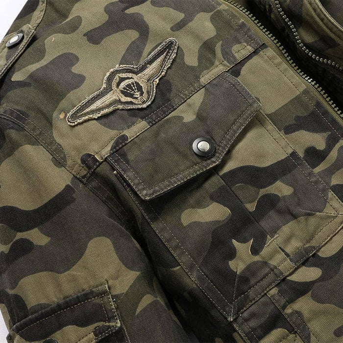 Jaqueta Masculina Camuflada Bianchino BC151 - Visual robusto, isolamento térmico e estilo militar moderno.